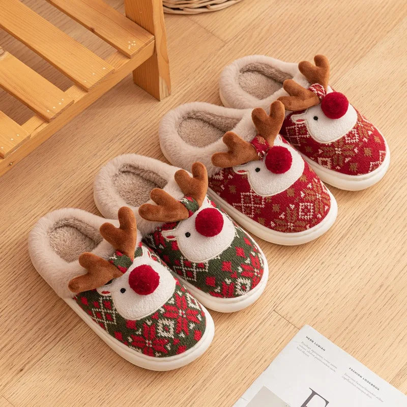 Reindeer House Slippers