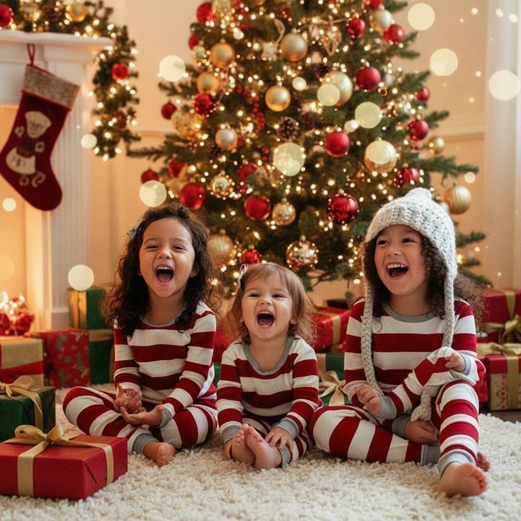 Red Stripe Pyjama Set