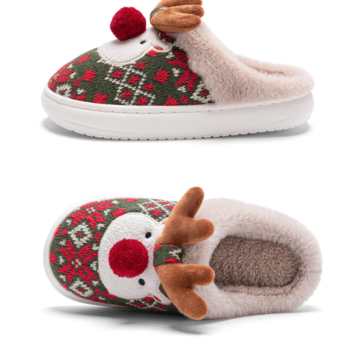 Reindeer House Slippers