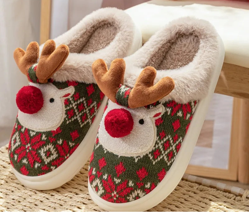 Reindeer House Slippers